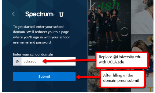 Enter domain SpectrumU
